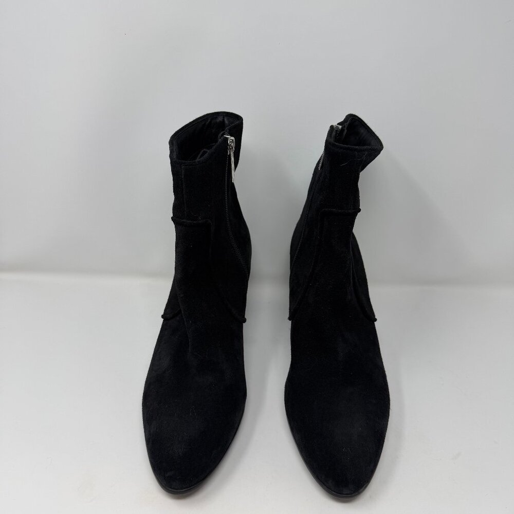 Aquatalia Black Suede Ankle Boots